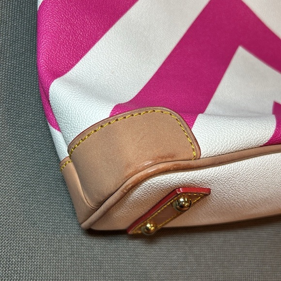 Dooney & Bourke Pebble Leather Crossbody in Fuchsia - Picture 9 of 13